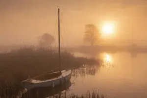 Holiday Destination Prints: River Thurne at Sunrise, Norfolk Broads National Park, Norfolk, England