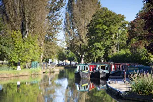 River Wey, Millmead, Guildford, Surrey, England, UK