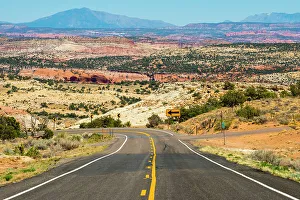 Capitol Reef Prints: Road in Capitol Reef National Park, Utah, USA