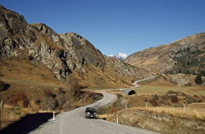Deserted Collection: Road in the Crown Range area to the north of Queenstown
