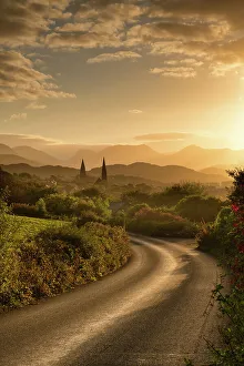 Road leading to Clifden, Connemara, Co. Galway, Ireland