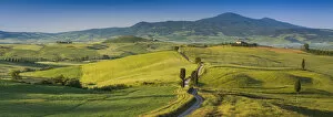 Agriturismo Gallery: Road leading to Terrapille, Val d Orcia, Tuscany, Italy
