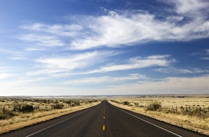 Straight Prints: Road near Marfa, West Texas, USA