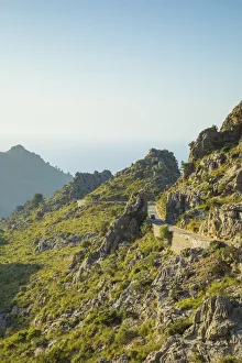 Road to Sa Calobra, Serra de Tramuntana, Mallorca, Balearic Islands, Spain