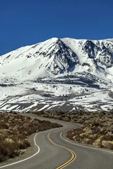 Sierra Nevadas Prints: Road Through Sierra Nevadas, California, USA