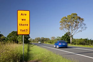 Are we There Yet road sign, Queensland, Australia