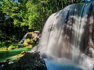 Roberto Barrios Prints: Roberto Barrios Waterfalls, Chiapas State, Mexico
