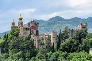 Rocca Prints: Rocchetta Mattei, Appennino Settentrionale (northern), Emilia Romania, Italy, Europe