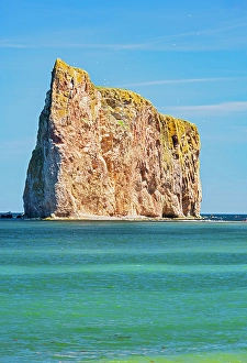 Lawrence Prints: Rocher-Perce (Perce Rock) in the Gulf of St