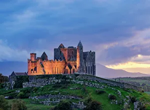 Fantasy Prints: Rock of Cashel at dusk, Cashel, County Tipperary, Ireland