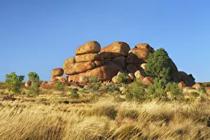 Rock formation at Devils Marbles - Australia, Northern Territory, Devils Marbles