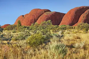 Northern Territory Prints: Rock formation Olgas - Australia, Northern Territory, Uluru-Kata-Tjuta National Park