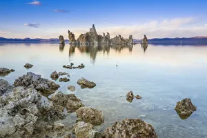 Rock formation at South Tufa, Mono Lake, Mono County, Sierra Nevada, Eastern California