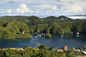 The Rock Islands as seen from Koror