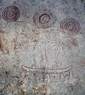 Rock Art Gallery: The rock paintings at Nyero in southeast Uganda are