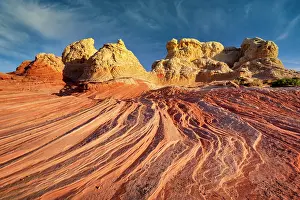 Southwest Prints: Rock patterns at White Pocket in Vermilion Cliffs National Monument, Arizona, USA