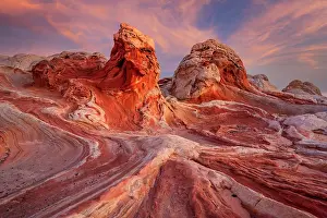 Southwest Prints: Rock patterns at White Pocket in Vermilion Cliffs National Monument, Arizona, USA