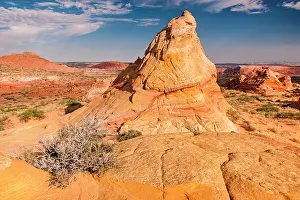 Coyote Buttes Prints: Rock tower at Coyote Buttes South in the Paria Canyon-Vermillion Cliffs Wilderness