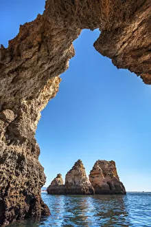 Lagos Prints: Rocky coast, Ponta de Piedade, Lagos, Algarve, Portugal