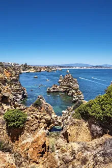 Lagos Prints: Rocky coast, Praia do Camilo, Lagos, Algarve, Portugal