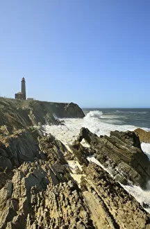 Images Dated 10th January 2018: The rocky coast of Sao Pedro de Moel. Marinha Grande, Leiria. Portugal