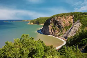 Nova Scotia Prints: Rocky coastline, Cape Breton Island, Nova Scotia, Canada