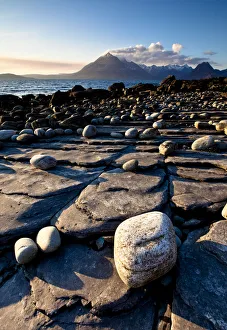 Highland Region Prints: Rocky Coastline at Elgol, Isle of Skye, Highland Region, Scotland
