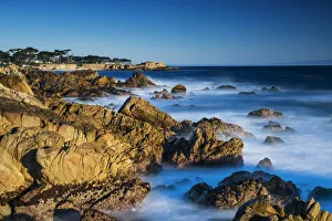 Pacific Grove Prints: Rocky Coastline at Pacific Grove, California, USA