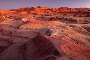 Rocky Landscape Prints: Rocky landscape at dawn, Ait Ben Haddou, near Ouarzazate, Morocco