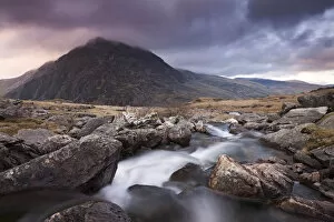 Images Dated 22nd January 2015: Rocky river flowing through mountains, Snowdonia, Wales, UK. Spring