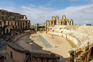 El Djem Prints: Roman Amphitheatre, El Jem, Tunisia