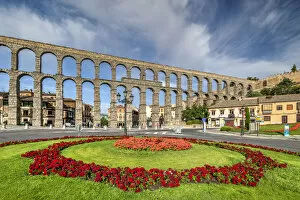 Images Dated 21st September 2020: Roman aqueduct, Segovia, Castile and Leon, Spain