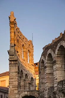 Roman Arena, Piazza Bra, Verona, Veneto, Italy