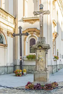 Crucifix Prints: Roman Catholic Church of Divine Providence in Bielsko Biala, Silesian Voivodeship, Poland