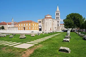 Roman Forum Prints: Roman Forum, Zadar, Dalmatian Coast, Croatia