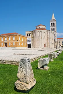 Roman Forum Prints: Roman Forum, Zadar, Dalmatian Coast, Croatia