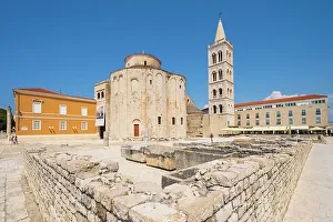 Roman Forum Prints: Roman Forum, Zadar, Dalmatian Coast, Croatia