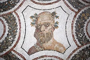Roman mosaic (3rd century), Archaeological museum, El Jem, Tunisia