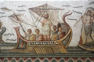 Images Dated 1st September 2011: Roman mosaic, Bardo museum, Tunis, Tunisia