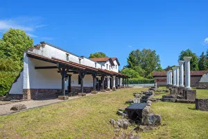 Roman museum Schwarzenacker near Homburg, Saarland, Germany
