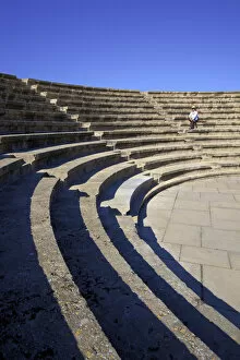 Images Dated 18th February 2016: Roman Odeon, Kato Pathos Archaeological Park, Pathos, Cyprus, Eastern Mediterranean Sea