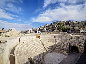 Amman Prints: Roman Odeon Theater, Amman, Amman Governorate, Jordan