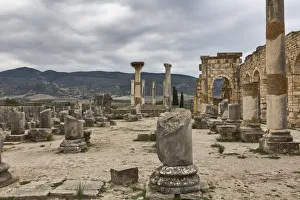 Maghreb Prints: Roman ruins, Volubilis, Morocco