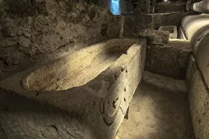 Marble Gallery: Roman sarcophagus found in archaeological excavations under the cathedral of San Pietro