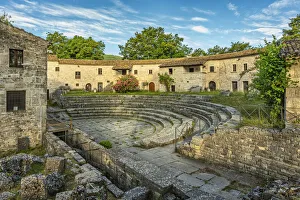 Roman theater in the ancient city of Altilia, today Sepino in Molise