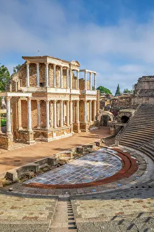 Theatre Prints: Roman Theatre, Merida, Extremadura, Spain