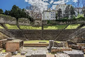 Theatre Prints: Roman Theatre, Trieste, Friuli-Venezia Giulia, Italy