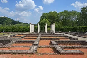 Roman villa at Echternach, Kanton Echternach, Luxembourg