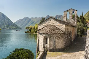 Romanesque church of San Giacomo in Spurano, Ossuccio, Como province, Lombardy, italy