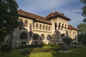 Bucharest Prints: Romania, Bucharest, National Museum of Geology, exterior